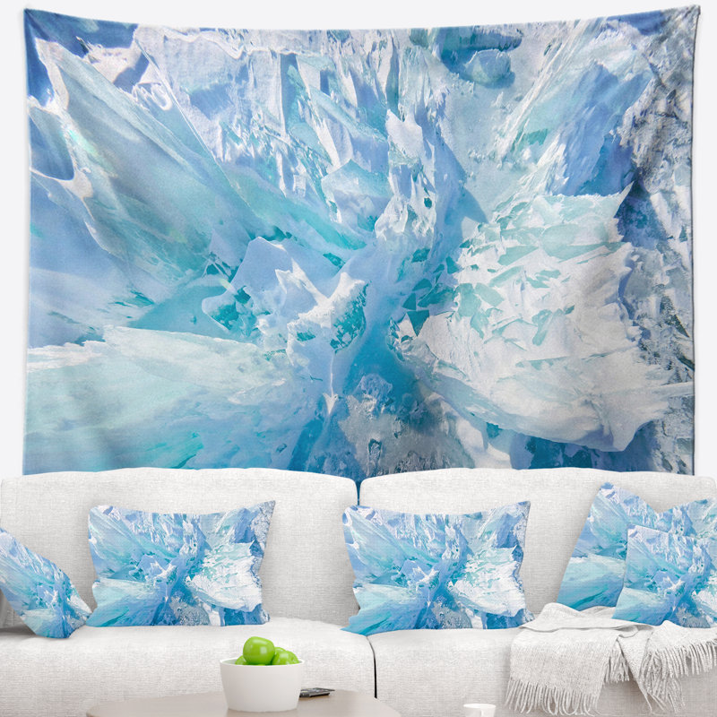 Tapisserie baikal hummocks ice blue ice, H 32 po x l 39 po
