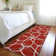 Premium Machine Washable Prisco Red Rug