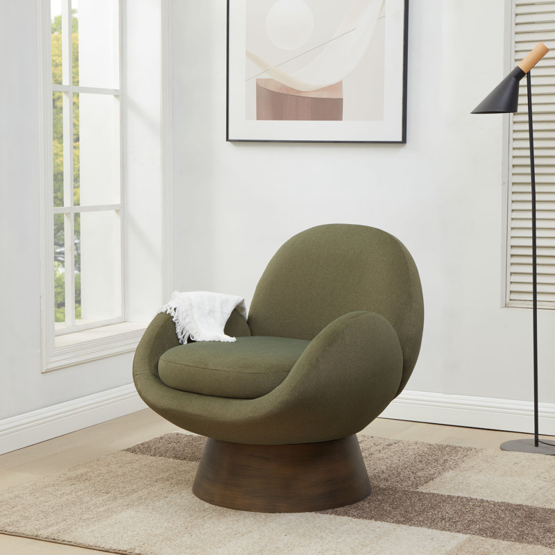 Chaise d'appoint Paolini, Vert olive
