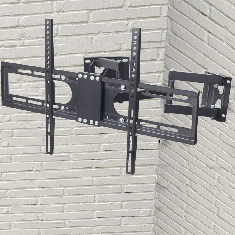 Double Arm Tilt And Swivel Universal Wall Mount Tv Bracket For 32-"-65" Led, Lcd, Plasma Tv
