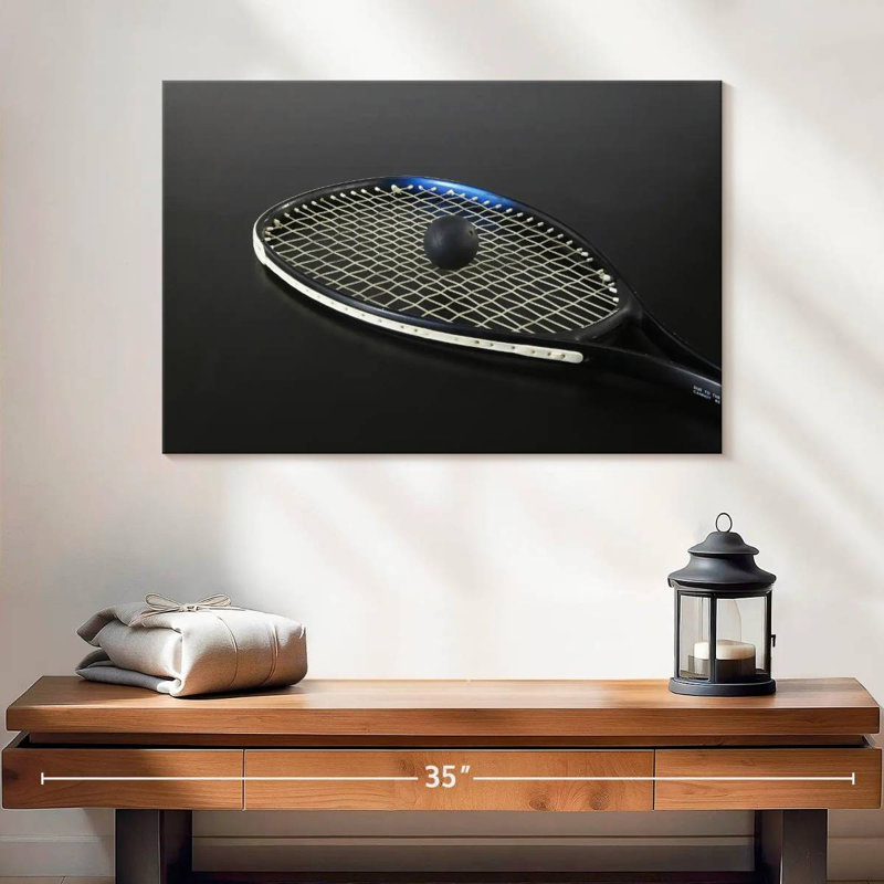Sireci Black Squash Equipment, 8" H x 12" W