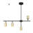 Jeremaiah 4 -Light Fixed Track Track Kit with Dimmable and Adjustable Head-88080443-88080442