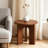 Retro Wanlut Solid Wood Round Coffee Table