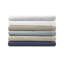 Couverture légère et respirante en coton 100 % gris à tissage gaufré (taille simple).-79727694-79727701