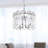 Jemima 4 - Light Steel Dimmable Chandelier