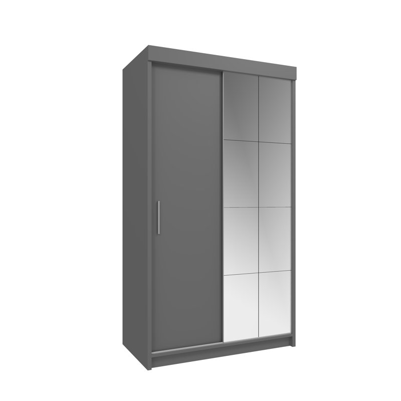 Armoire Dionisio, H 86 po x l 47 po x P 24 po, Gris