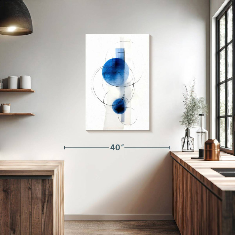 Avery Blue Naval I, 36" H x 24" W
