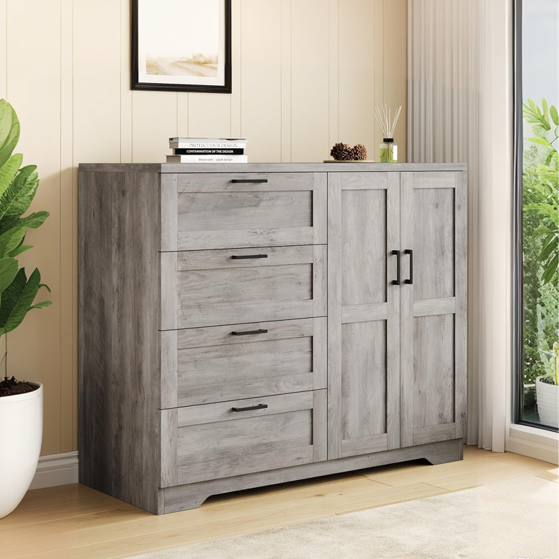 119.9 cm W Chest of 4 Drawers