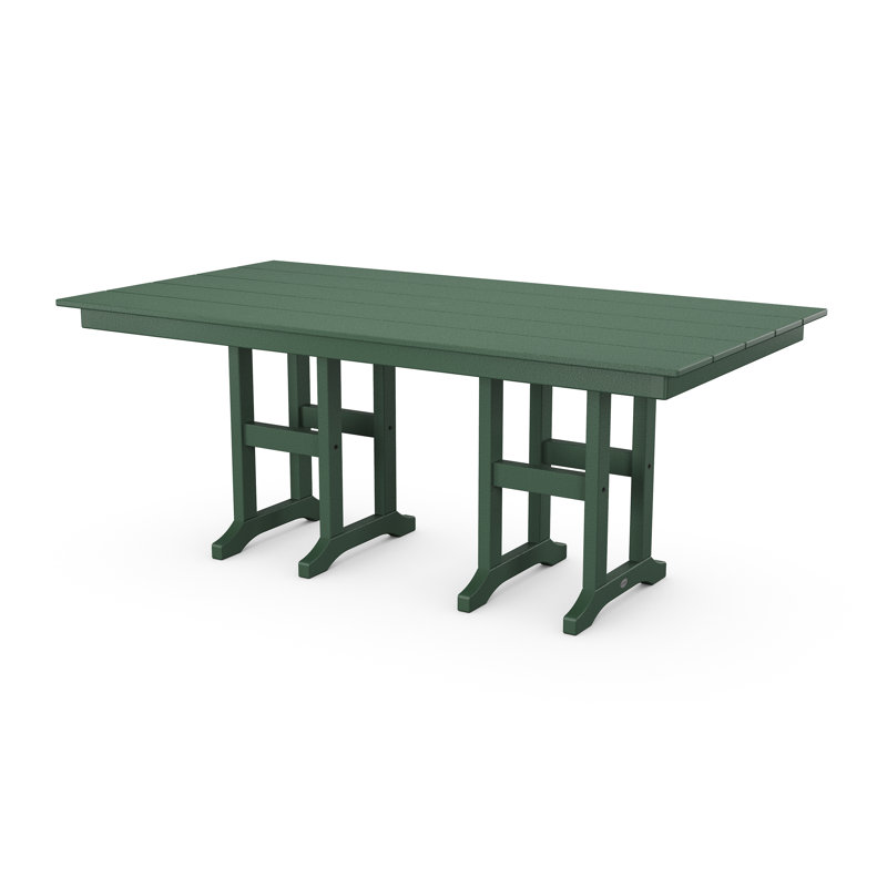 Table de salle à manger POLYWOOD x Sol 72, Vert, L 37 po x L 72 po x H 29,06 po