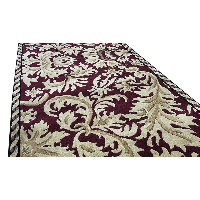 Hand-Knotted High-Quality Beige Runner
