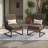 Patio Aluminum & Wicker Lounge Chair With Cushions  & Pillows (Set of 2)-101826288-101826287