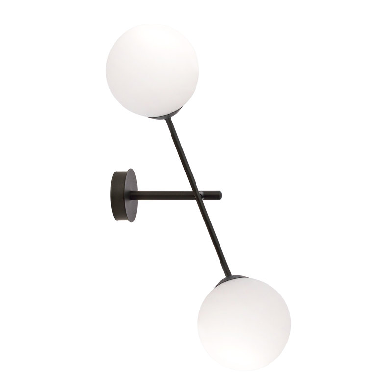 Steel Up & Downlight, White