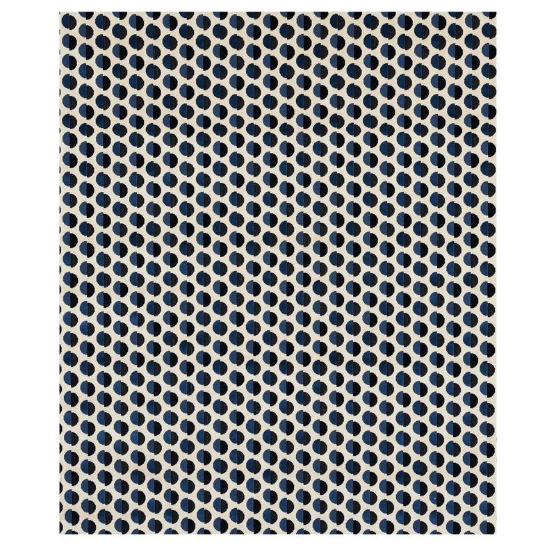 Tissu en velours demi-lune, Bleu marine