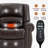 Dual Motor Infinite Position Heat Massage Power Lift Recliner Chair with USB Ports-1350290515