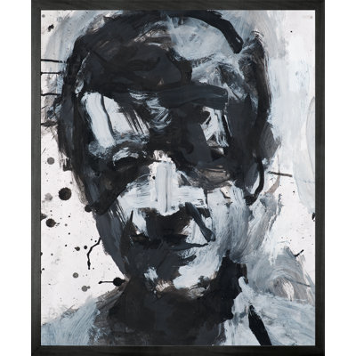 Self Portrait No. 8 by Harry Simmonds - Single Picture Frame Print on Canvas