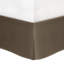 Édredon brun en faux suède - 7 pièces pour très grand lit avec tissu brodé pour lit de bébé