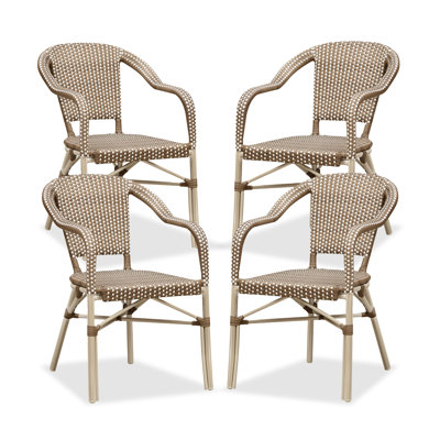 Fauteuil de terrasse empilable