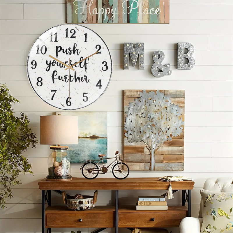Horloge murale 12 po