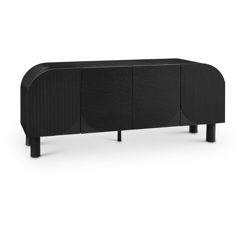 Casablanca 72'' Solid Wood Sideboard, Black