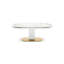 Cameo Elliptical Top Extendable Table-421946812-421946809-421946807