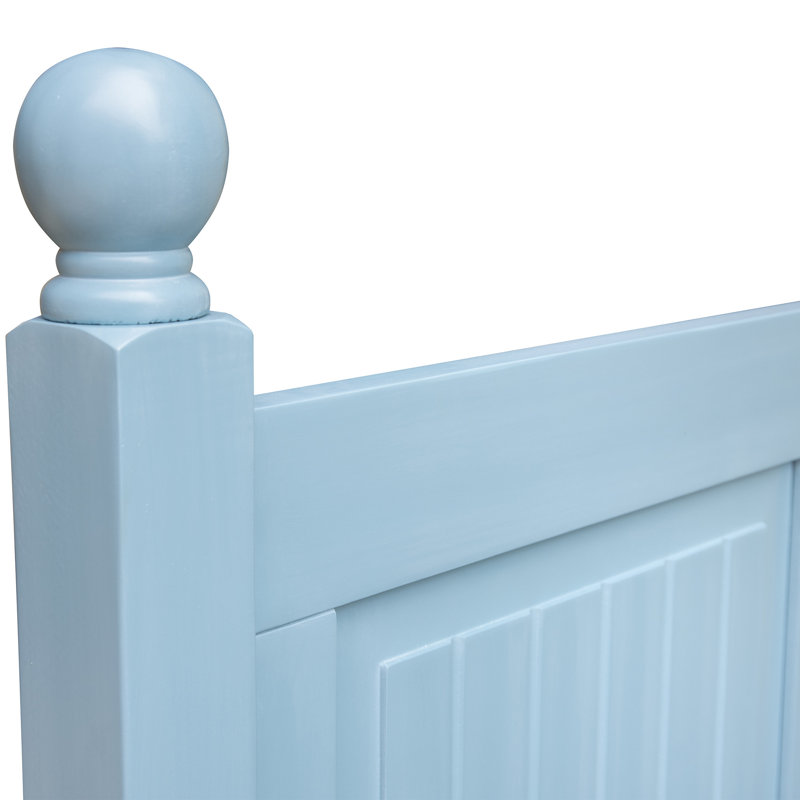 Friedrich Panel Bed in Ocean Blue, Twin