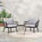 Modern Weather-Resistant Outdoor PP Club Chair Set for Comfortable Patio Seating-105289221-105289220