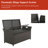 Hunsberger Rattan Storage Bench Patio Bin-1293132888