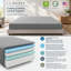 Matelas Kitterman en mousse à mémoire de forme et gel rafraîchissant, confort enveloppant, housse respirante et noyau de soutien haute densité, fermeté moyenne, certifié Greenguard Gold.-1169329178-1169329181