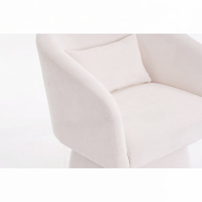 Chaise d'appoint moderne, Beige