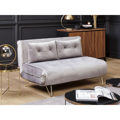 Millar Queen 130cm Upholstered Futon And Mattress