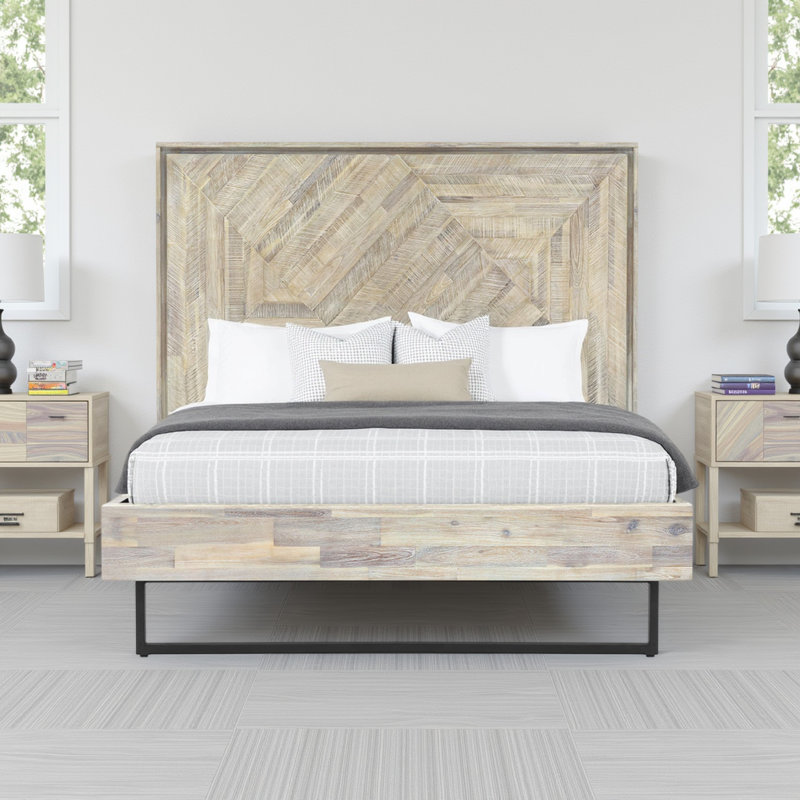 Bulat Metal Slat Bed, Queen