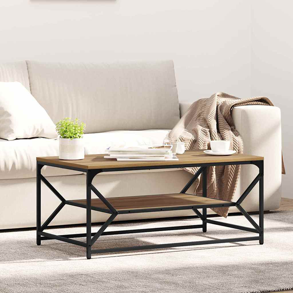 Solid Wood Coffee Table with Storage