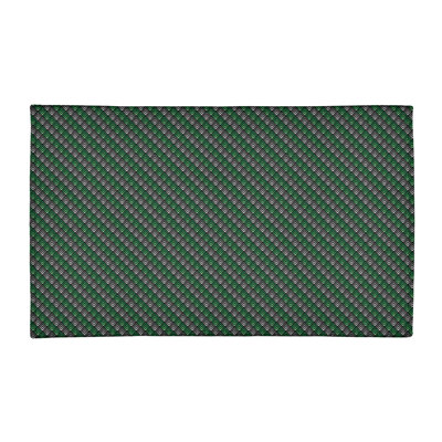 Tapis de zone verte dégradé géométrique