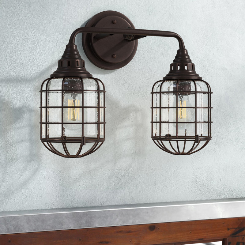 Detrick Vanity Light, Bronze anglais