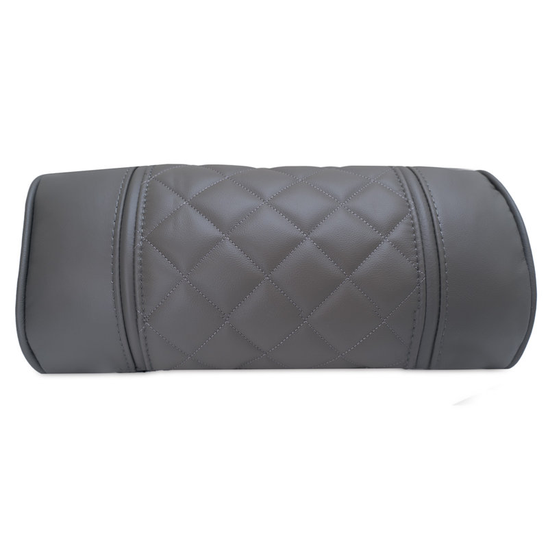 Coussin inclinable Octane Point de diamant | Cuir baie, Gris