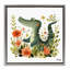 «Floral Happy Alligator», art mural encadré par Roozbeh Bahramali-1702953445-1699665224