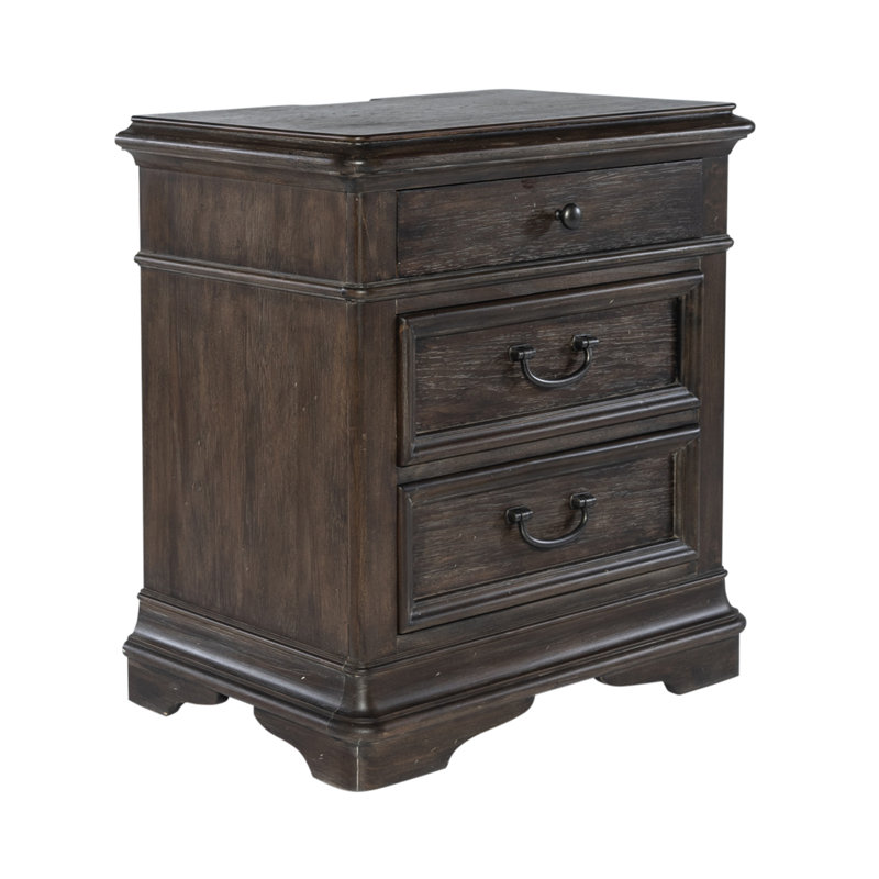 Tykiesha 3 Drawer Nightstand