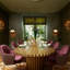 Zanjan Wallpaper - Juniper Green