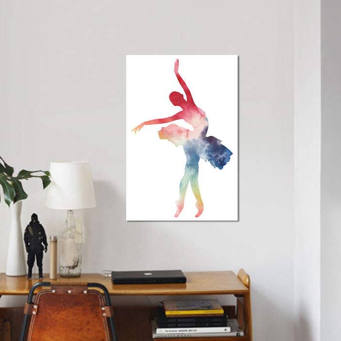 «Ballerina Beam I», impression sur toile tendue, H 40 po x l 26 po x P 1,5 po, Toile tendue, Pas de tapis