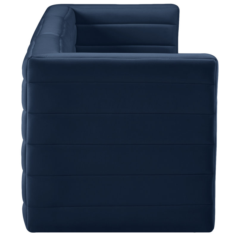 Canapé modulaire Enso, Velours bleu marine