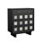 Retro Black Solid Wood Accent Cabinet