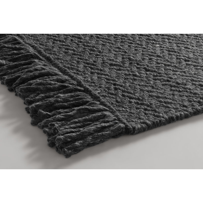Way Area Rug in Charcoal, Rectangle 8' x 10'