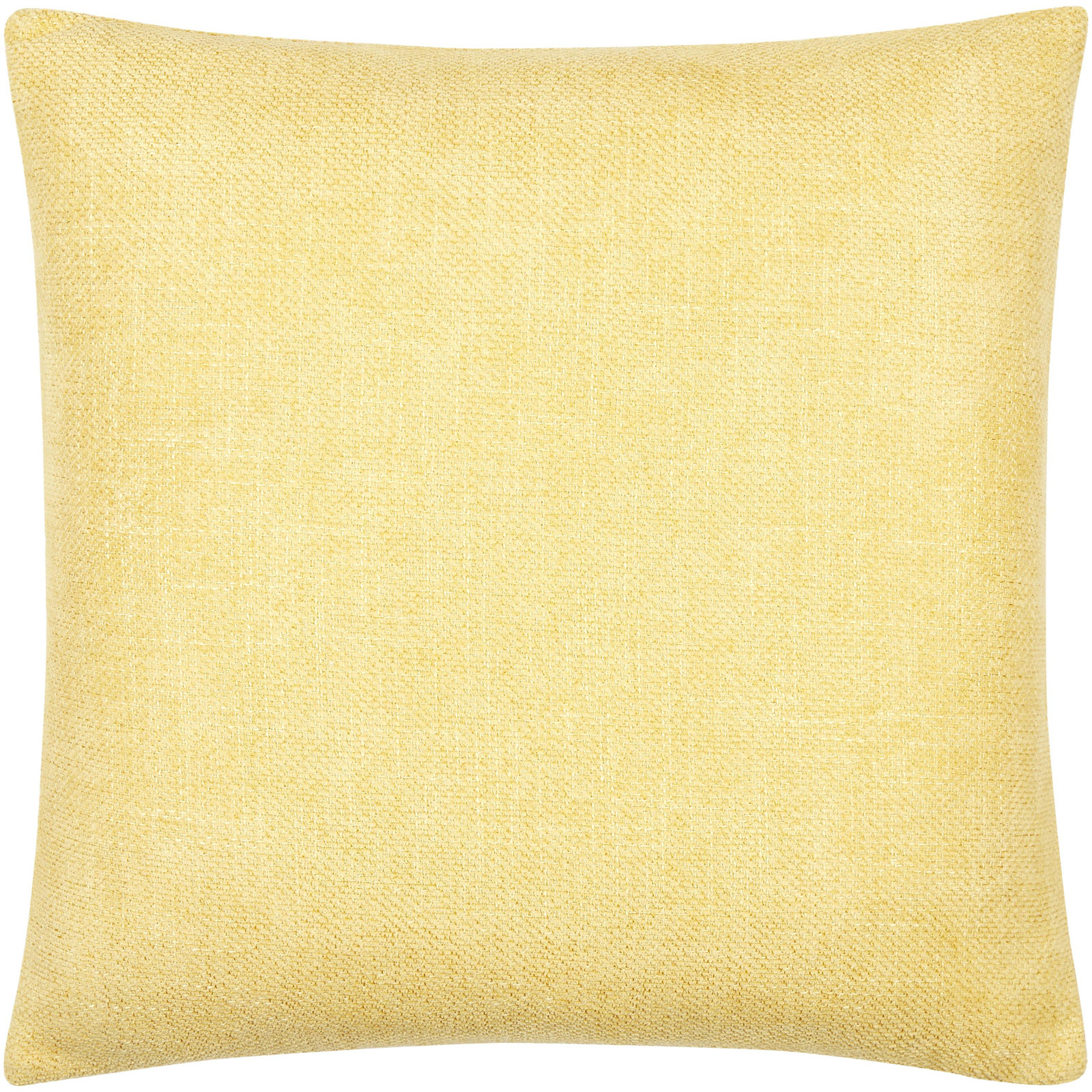 Kamaili Pillow Cover, 22"H x 22"W, Pillow Cover Only - No Insert, Yellow