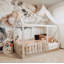 Lit pour enfant en bois massif Anieta avec clôture