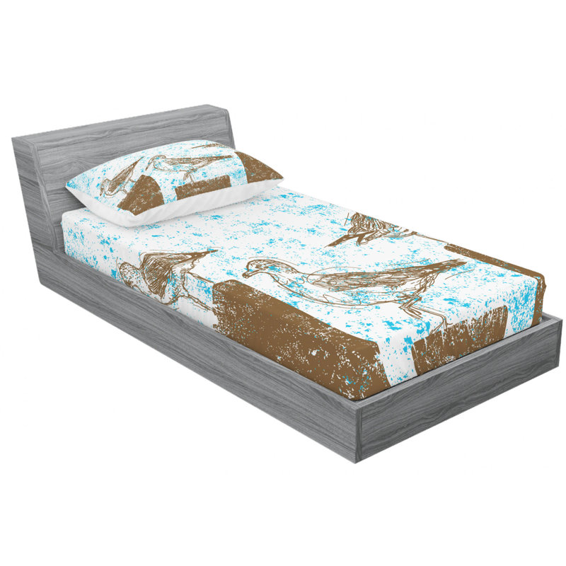 Microfiber Sheet Set, Twin XL Sheet Set with Fitted Sheet