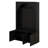 Arched Hall Tree With Storage Bench, Entryway Storage Bench With Golden Hooks And Adjustable Shelves, 3 Cabinets-427832390