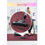 Tapis décoratif mauve à motif tissé rétro-607102829