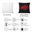 Red River Or Red Ink - Art moderne, coussin décoratif imprimé-1580522439