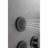 Shower System with Shower Head, Hand Shower, Slide Bar, Bodysprays, Shower Arm, Hose, Valve Trim, and Lever Handles-123949034