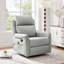 Fauteuils inclinables confort avec massage à 8 points, gris réglable pour la maison